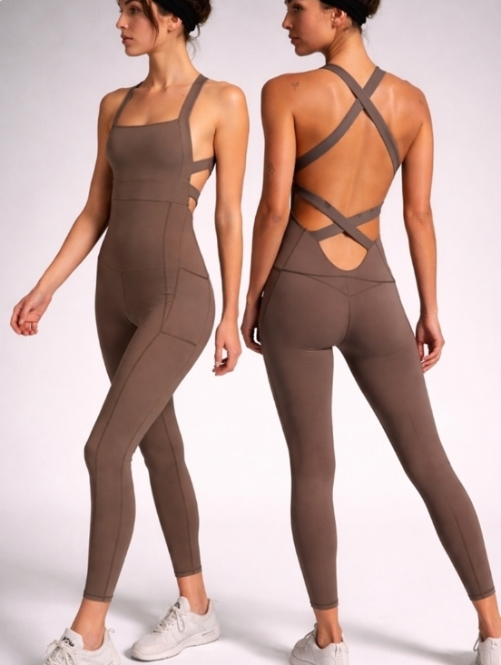 FP Movement by Free People Pants - Free People My High One-Piece Jumpsuit Charcoal M